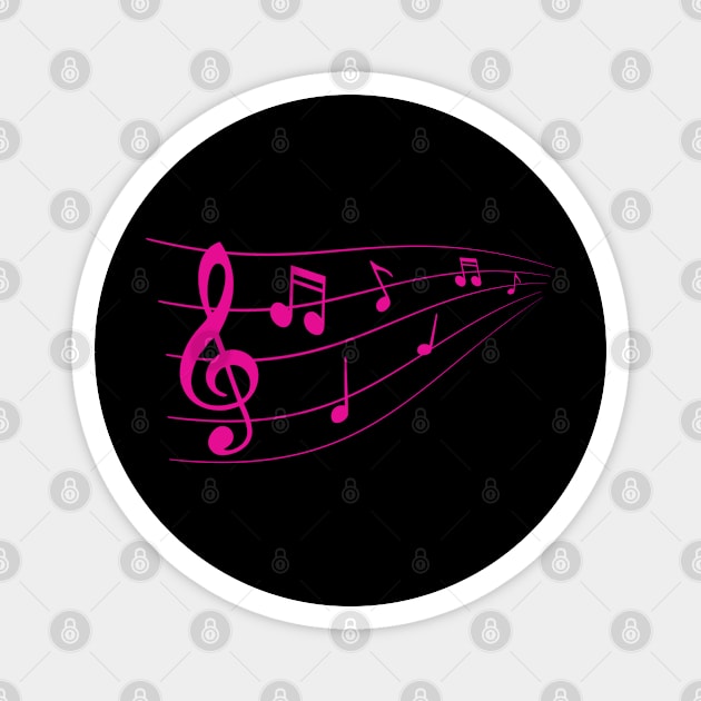 Music Notes Magnet by Mi Bonita Designs